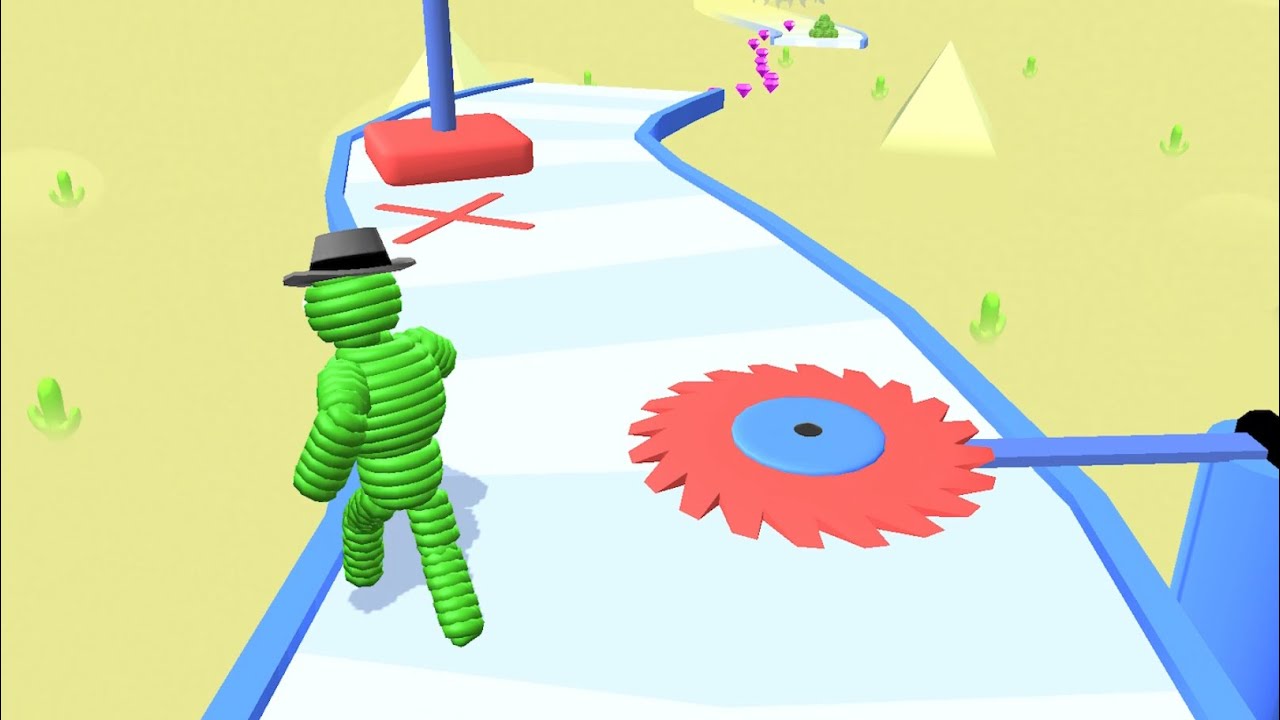 Rope-Man Run - All Levels Gameplay Android, iOS