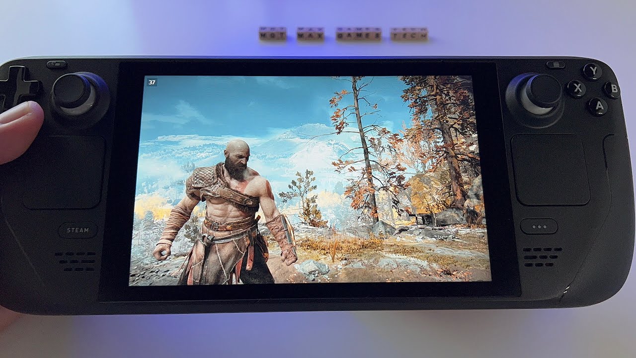God of War - Steam Deck (512GB model) handheld gameplay
