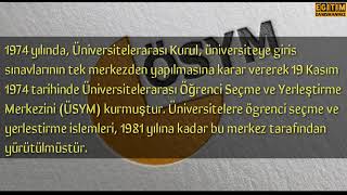 ÖSYM NEDİR, NEDEN KURULMUSTUR. TARİHÇESİ