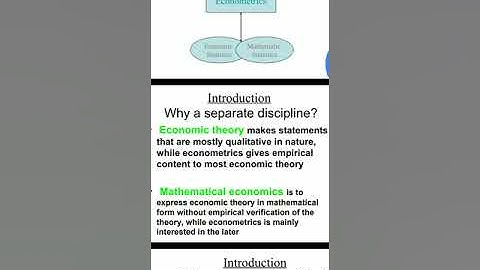 introduction to econometrics -2