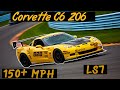 C6 Z06 Corvette goes 150MPH + on Track!