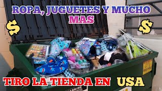 DUMPSTER DIVING 🇺🇸 LA TIENDA TIRO  DE TODO Y ENCONTRE NUEVOS CONTENEDORES