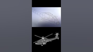 Apahce helicopter #solidworks