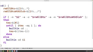 Celebrity Linux | 1 | Shell script | Customize change directory, cd command Profile