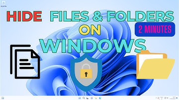 How to Hide, Protect & Lock Folders Using CMD (Attrib Command)