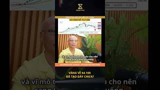 VÀNG VỀ $4.100 - ĐÃ TẠO ĐÁY CHƯA? #trump #gold #fypシ