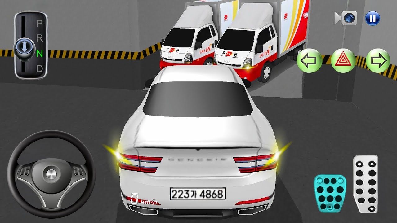 New Genesis Car Stuck in Parking Garage - New Update in 3D Driving Class - Best Android IOS Car Game