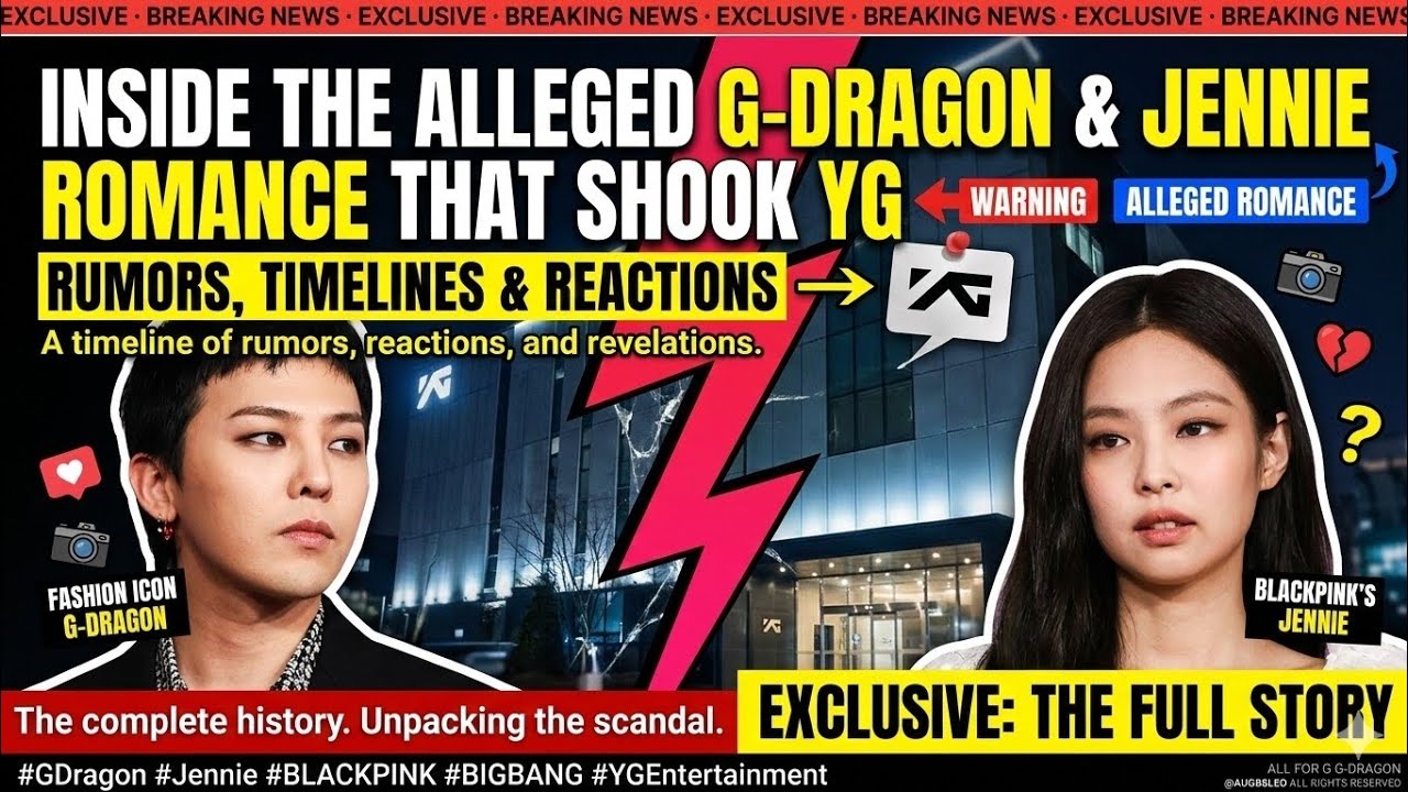 The Hidden Truth About G-Dragon & Jennie | YG’s Quietest Power Couple?