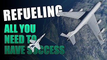F/A-18 Air Refueling With KC-135 | DCS | Tutorial | Amazing Graphics