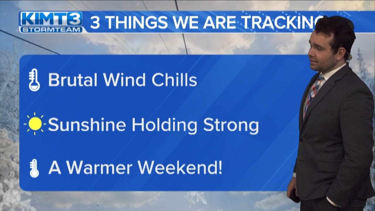 Tracking a cold and sunny week ahead 1/30 - YouTube