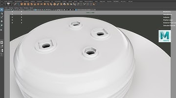 Autodesk Maya Tutorial | 3d Modeling Basics - 3d Light Bulb model in Maya-part 7