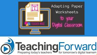 Digitize Worksheets with TeacherMade