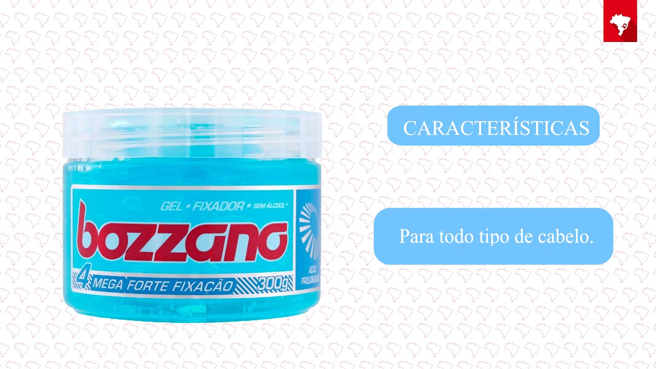 Gel Fixador Condicionante Bozzano Ação Prolongada Mega Forte Fixação 4