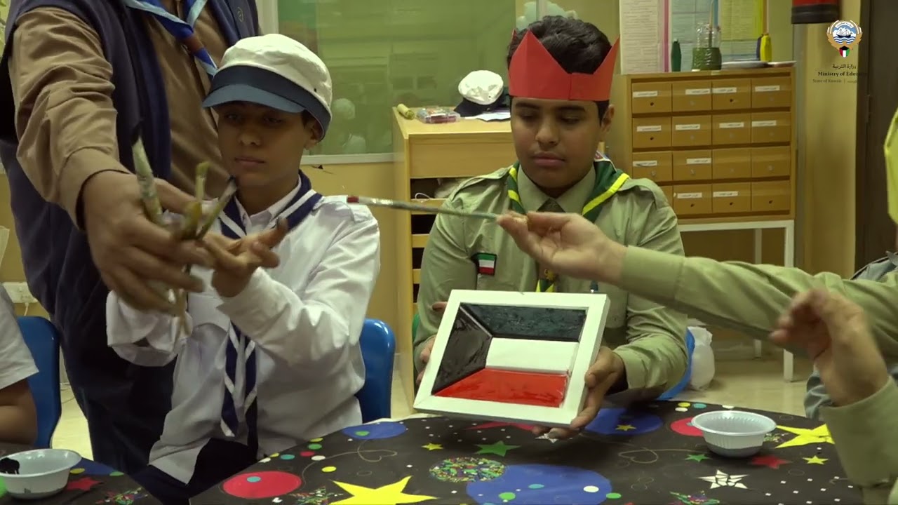 مسابقة شارات الهواية للمراحل الكشفية مدرسة الواحة المتوسطة بنين