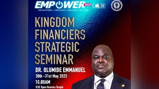 Kingdom Financiers Strategic Seminar Morning Session Dr Olumide Emmanuel