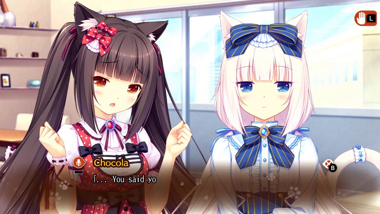 Nekopara Volume 1, Nintendo Switch, Visual Novel, Catgirls.