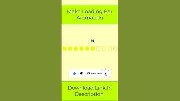 How to Make Loading Bar Animation 💡