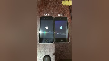 iPod touch 4 on iOS 4 vs iPhone 4s on iOS 6 boot up test #shorts #iphone4s #ipodtouch #ios