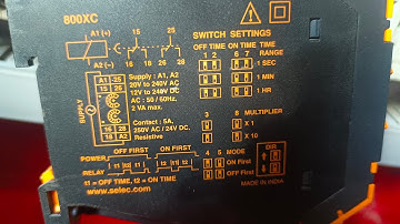 How to work timer ? || on Delay off Delay Timer Selec 800xc || full working