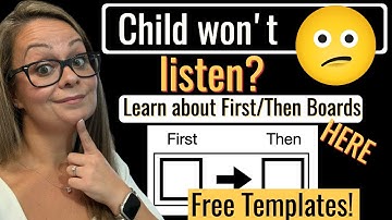 How to make your own First Then Board in 4 easy steps for visual support for children with autism