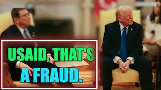 President Trump Claims Usaid Corruption Is Ridiculous, Donald Trump Press Conference Today Live