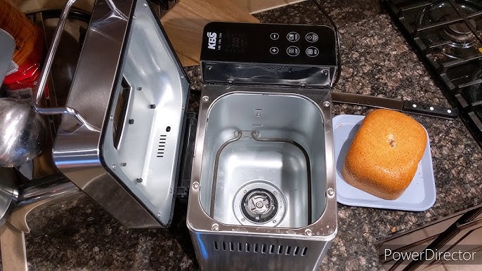 KBS Pro Stainless Steel Bread Machine, 2LB 17-in-1 Programmable XL Bread  Maker with Fruit Nut Dispenser, Nonstick Ceramic Pan& Digital Touch Panel,  3