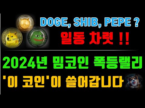   이 밈코인은 거래소 상장 일정 직전에 바로 TO THE MOON 2024 첫 폭등 MEME COIN 빠른 매수가 필수