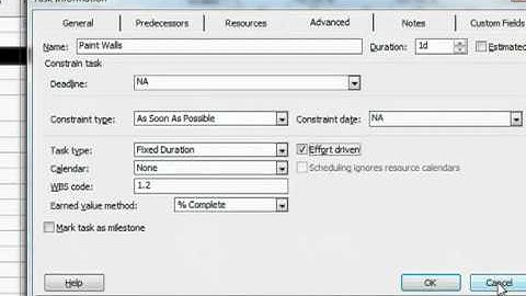 Microsoft Project - Task Types (Fixed Work, Units, Duration).flv