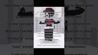 Like stop putting ppl in categories their uncomfortable with