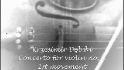 Krzesimir Dębski - Concerto for violin no. 2 (1998) - 1st movement [LIVE RECORDING]