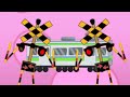 【踏切が】Head Shoulders Knees and Toes by Railroad crossings