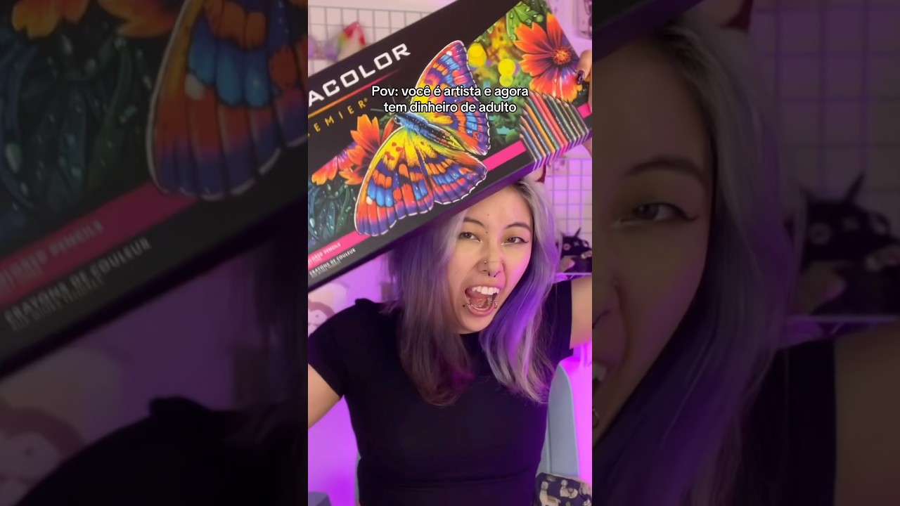 POV: Artista com dinheiro de adulto 💸 GASTEI TUDO nesse lápis de cor 