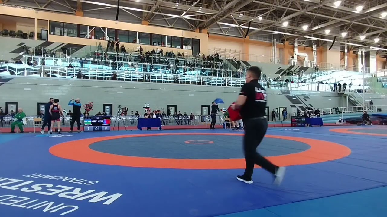 Энеев Мансур (КБР) - Туров Степан (КЕМ) 1/16 Финала 60кг, Вольная Борьба,