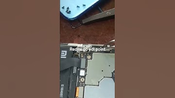 Redmi go edl point or flashing test point