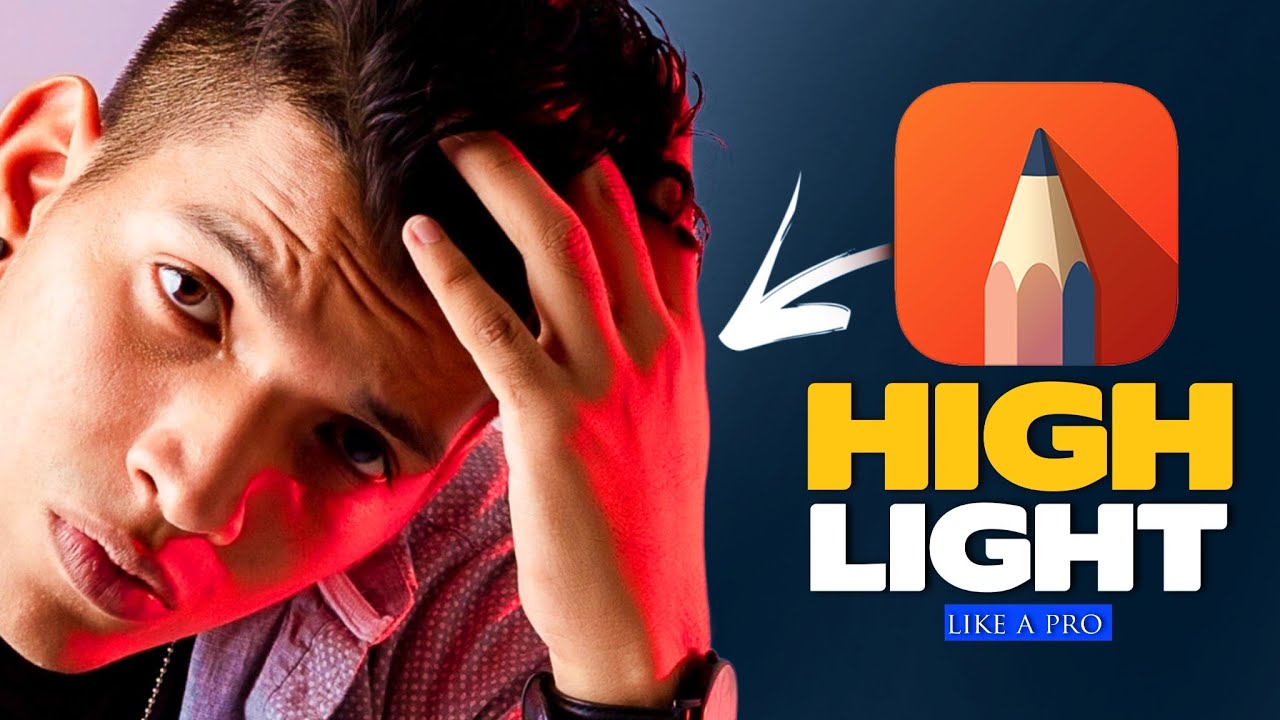 how to create realistic highlights like Photoshop in mobile | rim light photo editing in mobile