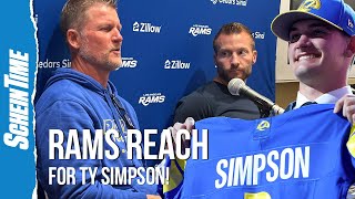 What Are The Rams Doing Taking Ty Simpson? &amp; NFL Draft Day 1 Takes | Schein Time