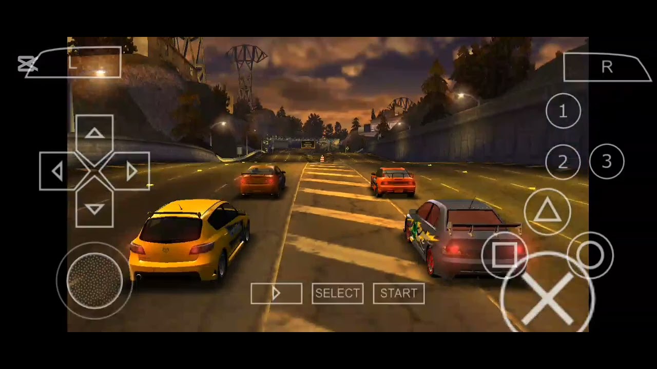 NFS Carbon own the city psp gameplay continues(with a bunch of boring racing)