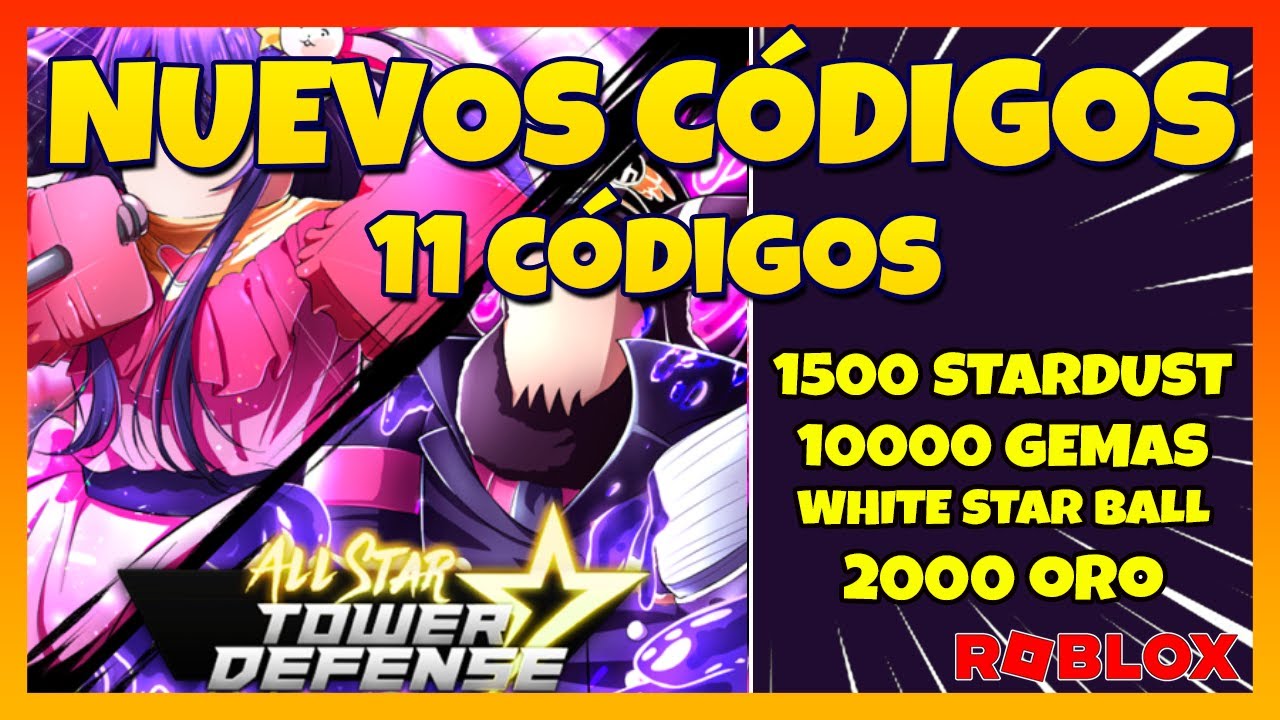 ⚠️NUEVO CÓDIGO⚠️CODIGOS ACTIVOS de ALL STAR TOWER DEFENSE⚠️Mayo 2023⚠️Más  códigos en DESCRIPCIÓN ⚠️ 