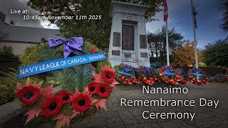 Nanaimo Remembrance Day Ceremony 2025