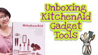 Unboxing 17-piece KITCHENAID cooking tools gadget  | Tita Jen