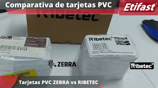 Tarjetas Pvc Zebra Vs Ribetec