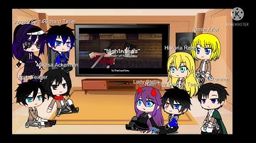 Aot react to Nightmares rainimator  Special Episode part 1