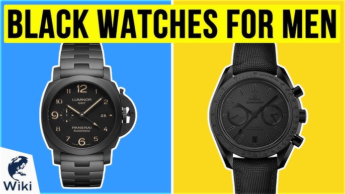 Black-on-Black Watches for Men 