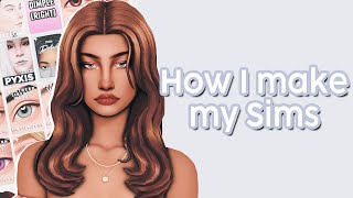 How I make my sims + links | The Sims 4