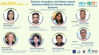 Science, Innovation, and Nature-based Solutions (NbS) for Climate Resilient Systems