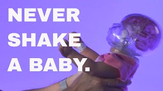 It is never ok to shake a baby