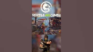 MK1 Reptile Crazy 44% Combo 🐊🔥 #MK1 #shorts