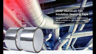 HVAF Aluminum Foil Tape Reflective InsulationSeaming Tape