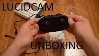 Unboxing LUCIDCAM 3D Virtual Reality Video Camera