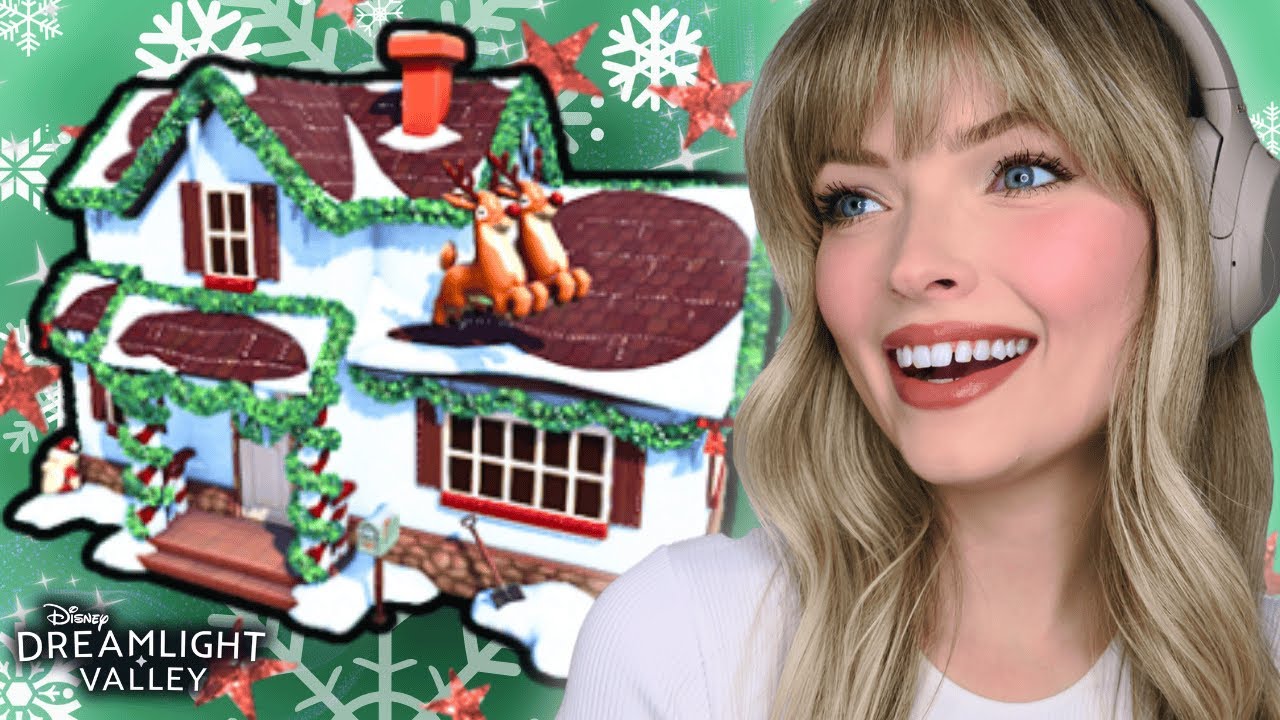 DECORATING A CHRISTMAS PARTY HOUSE 🎄 Disney Dreamlight Valley | Live Stream
